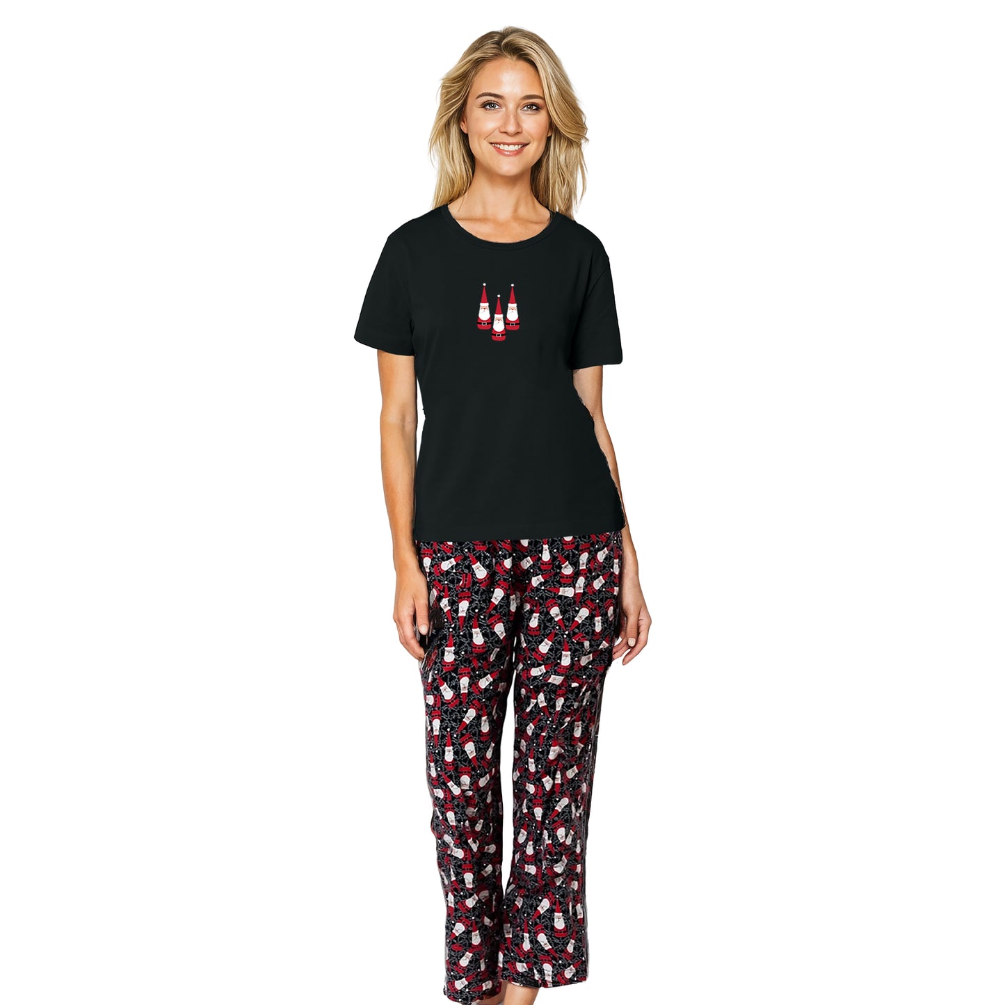 Bowling Pin Santa Sleep Set