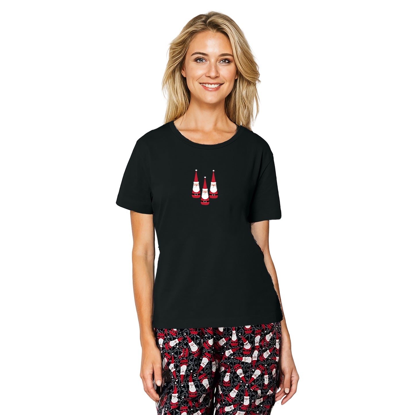 Bowling Pin Santa Tee