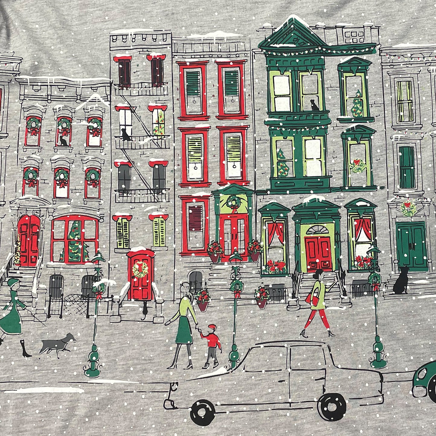 Decorated Brownstones Kimono