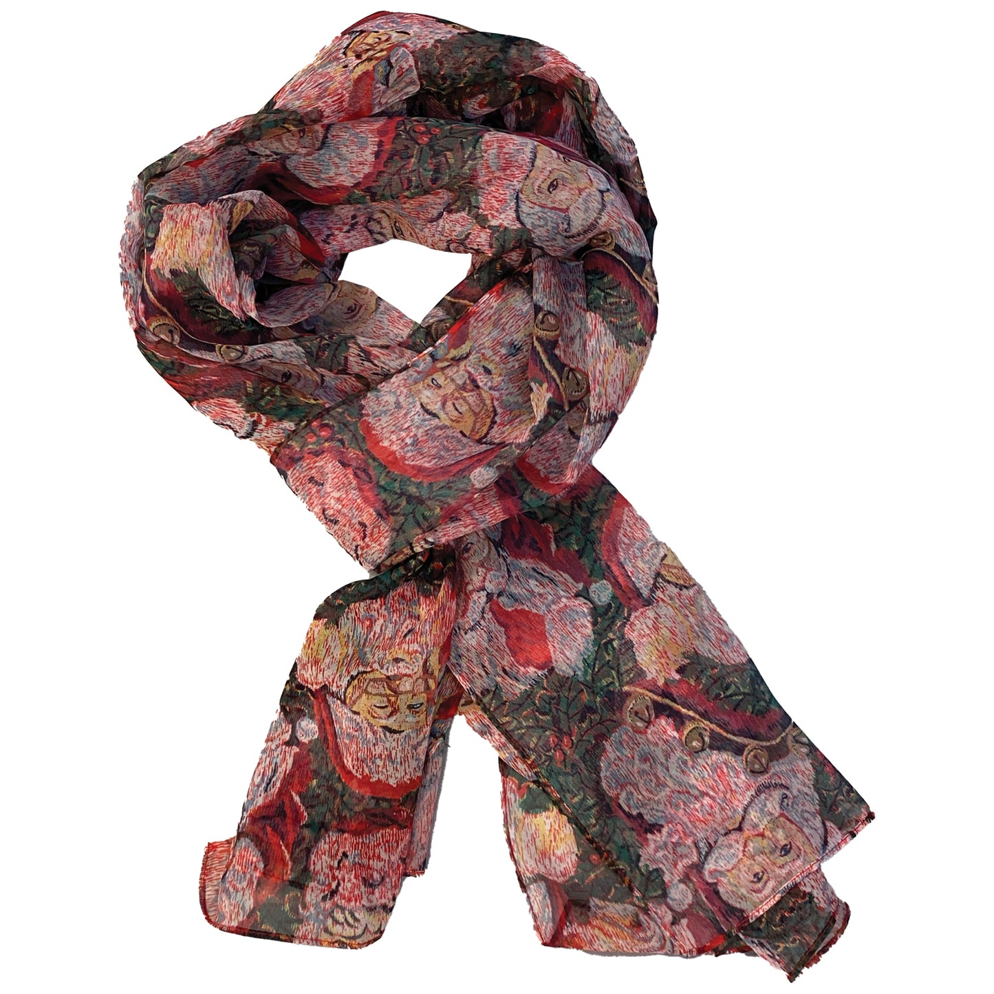 Artful Santa Scarf