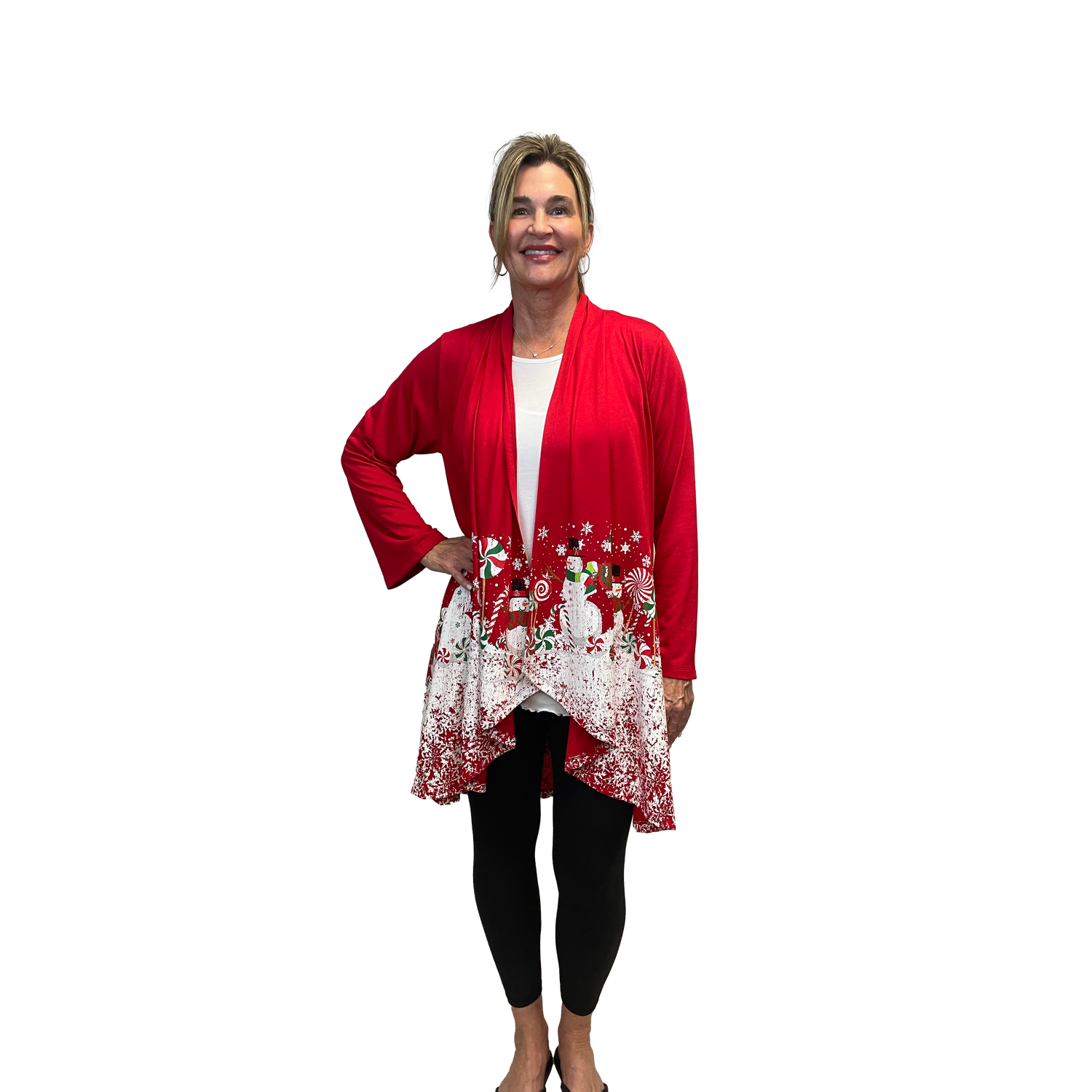Frosty In Candyland Long Sleeve Kimono