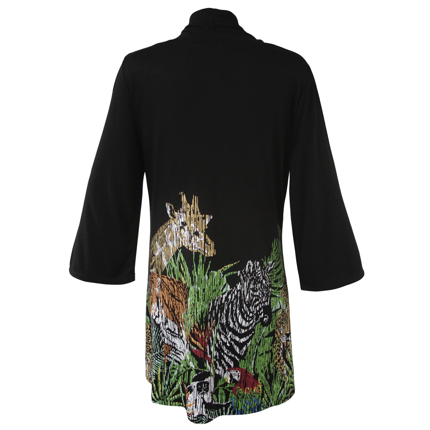 The Jungle Black Kimono