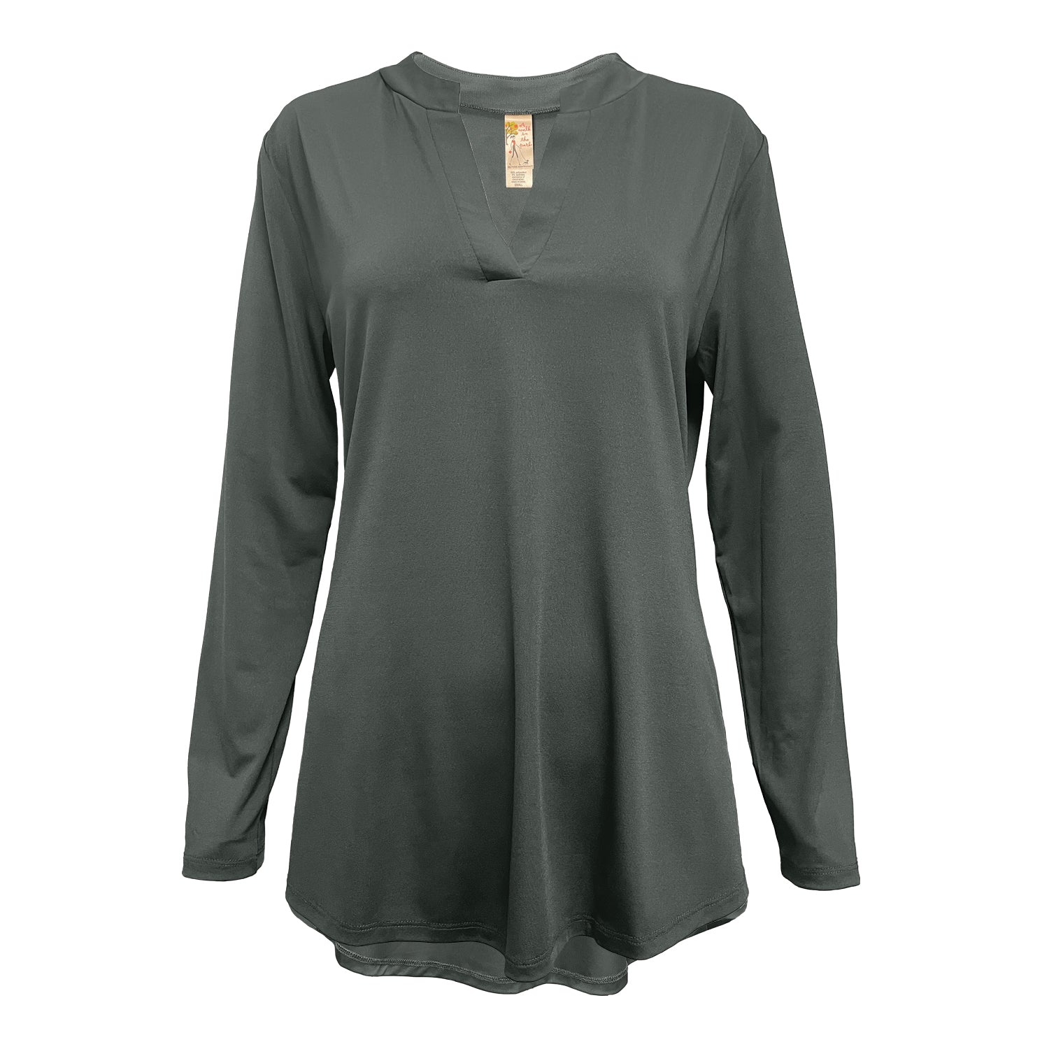 Solid Silky Tunic