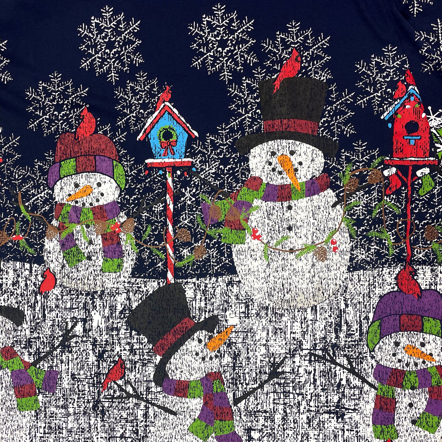 Snowmen and Cardinals Kimono