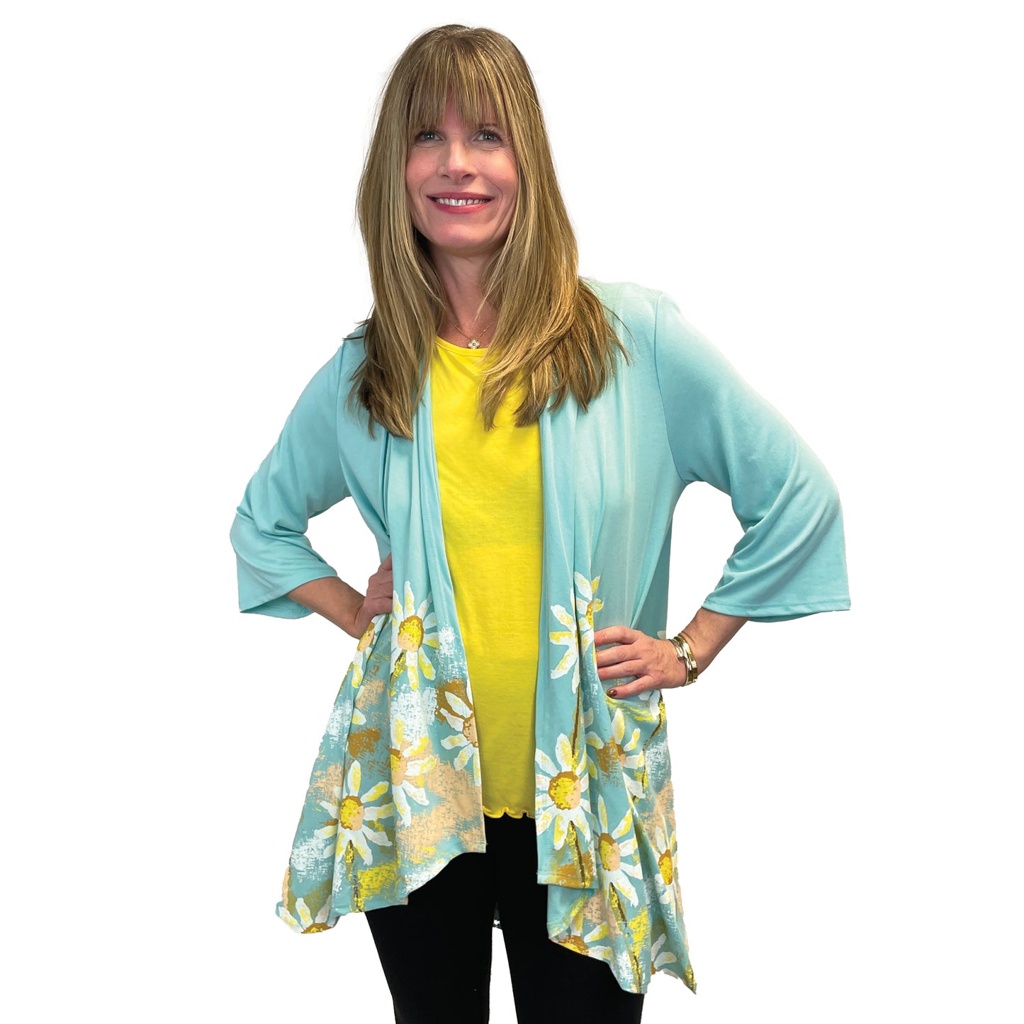 Sprouting Daisies Kimono