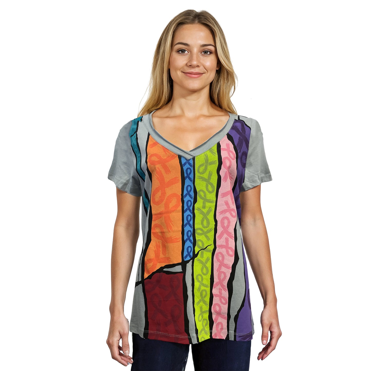 Stained Glass Ribbons T-Shirt