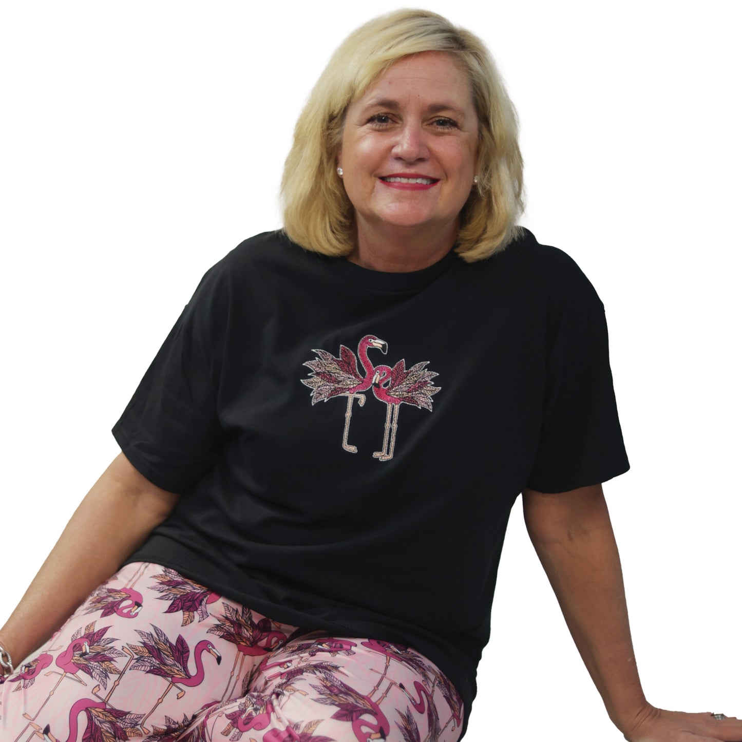 Feather Flamingo Tee