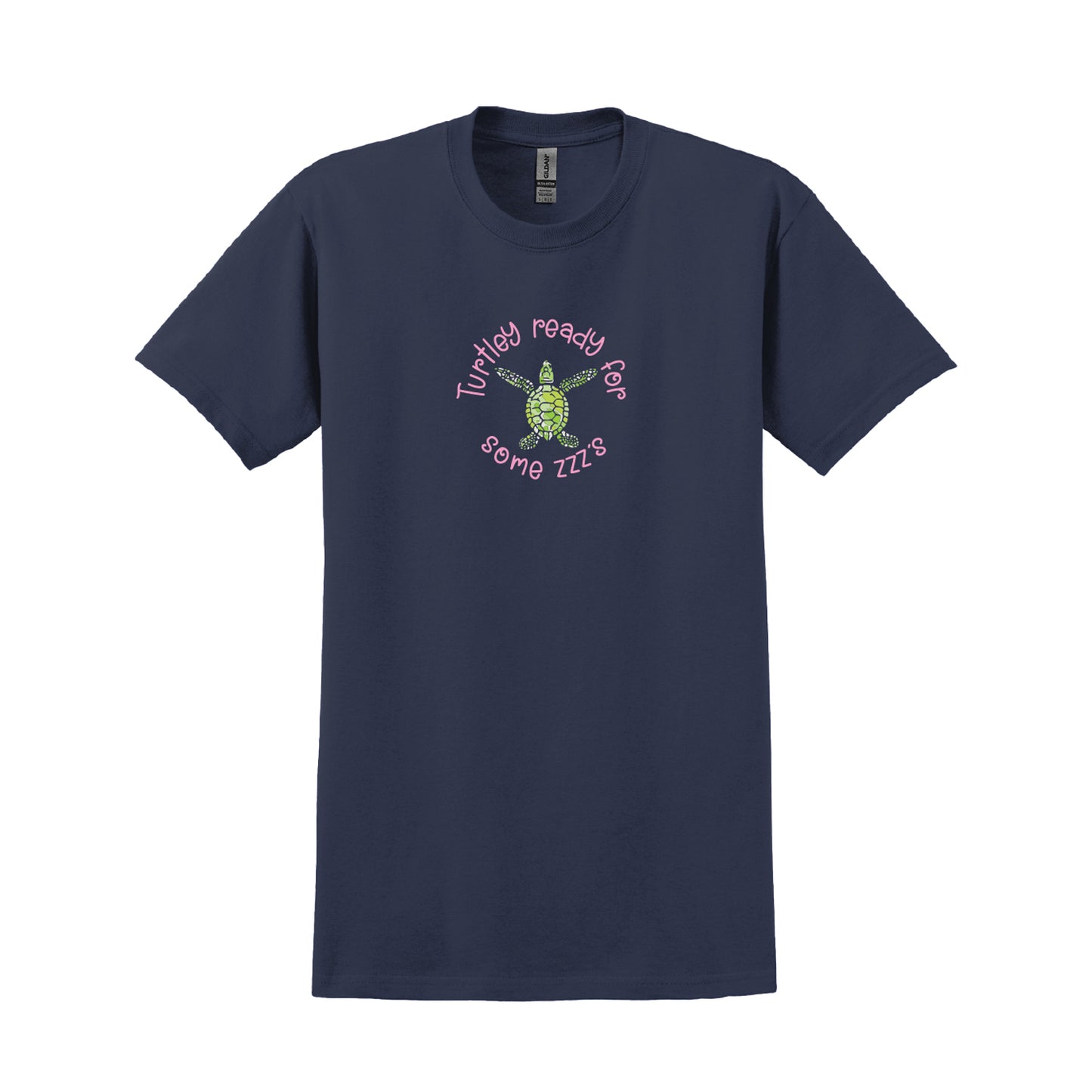 Turtley Ready Navy Tee