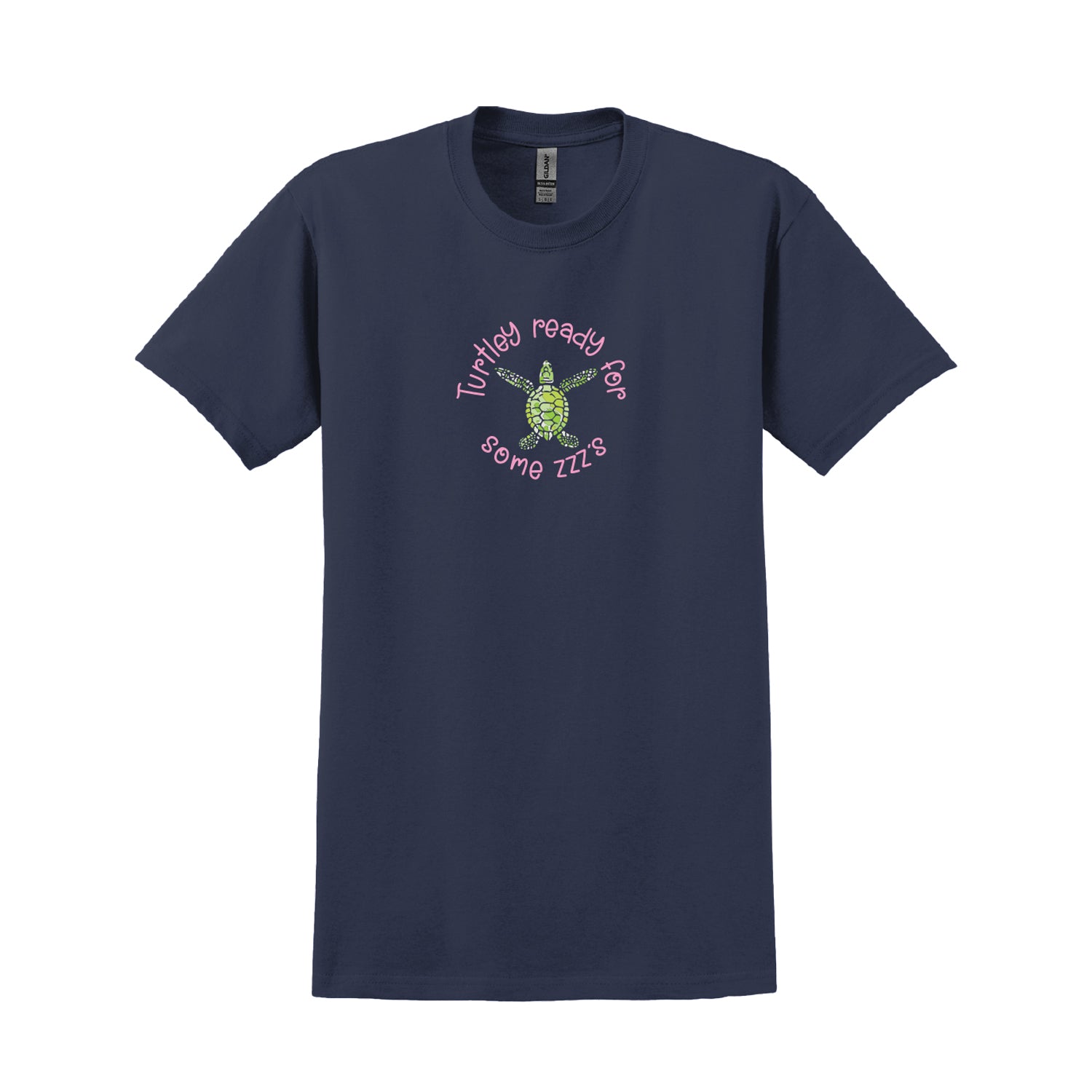 Turtley Ready Navy Tee