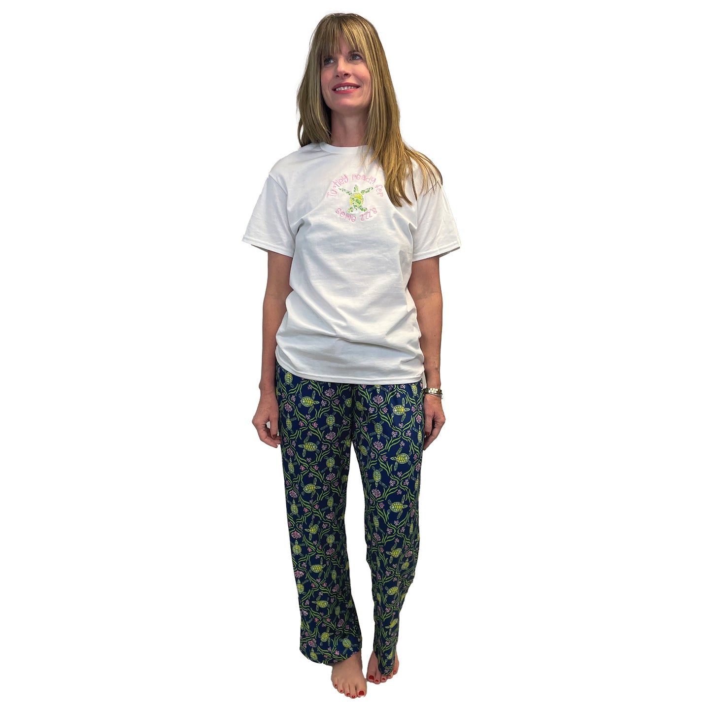 Turtley Ready White Sleep Set