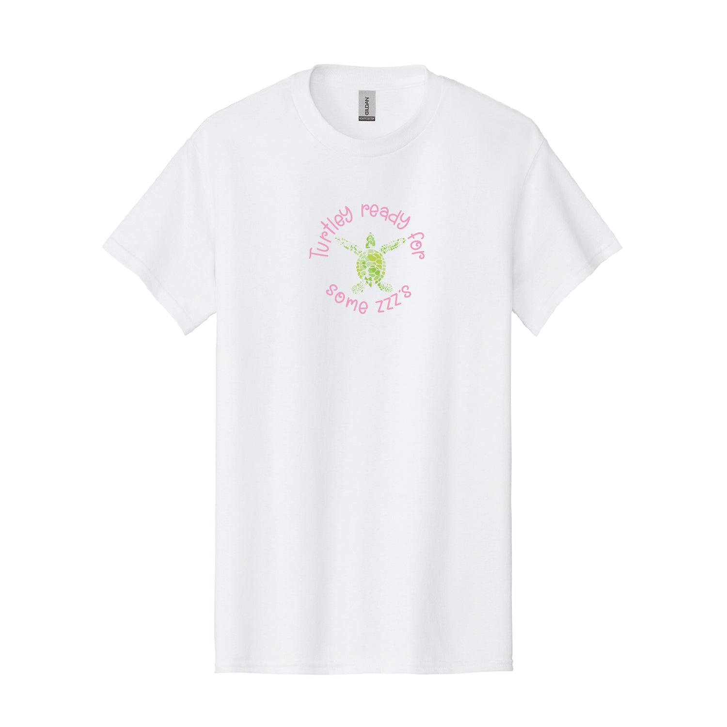 Turtley Ready White Tee
