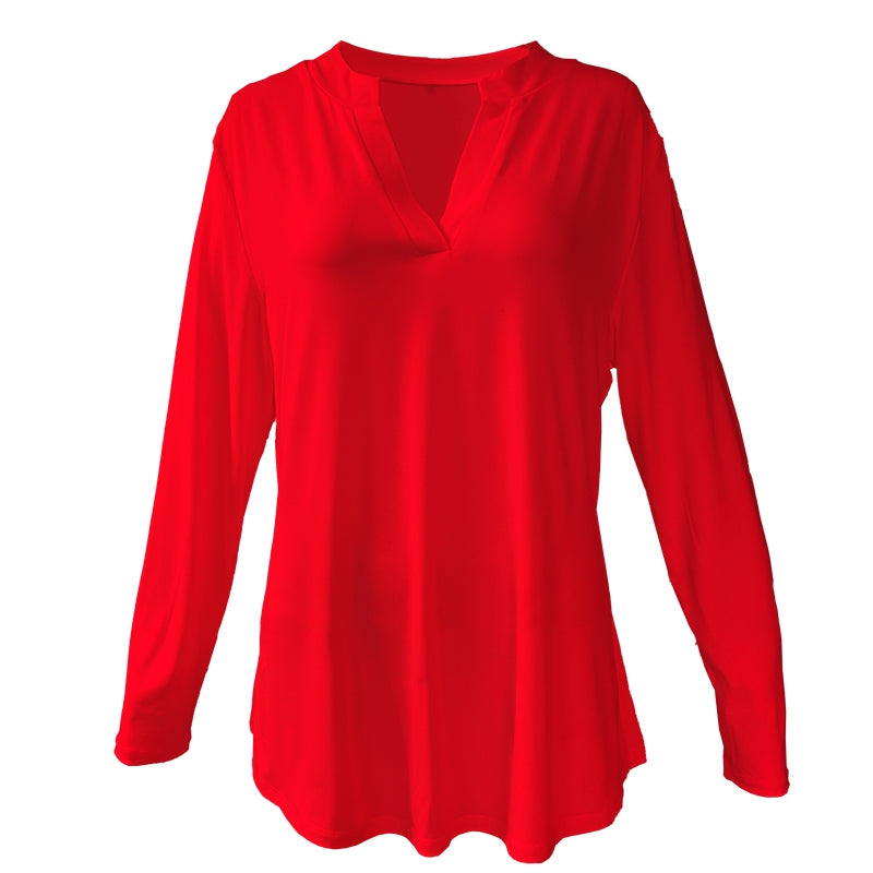Solid Silky Tunic