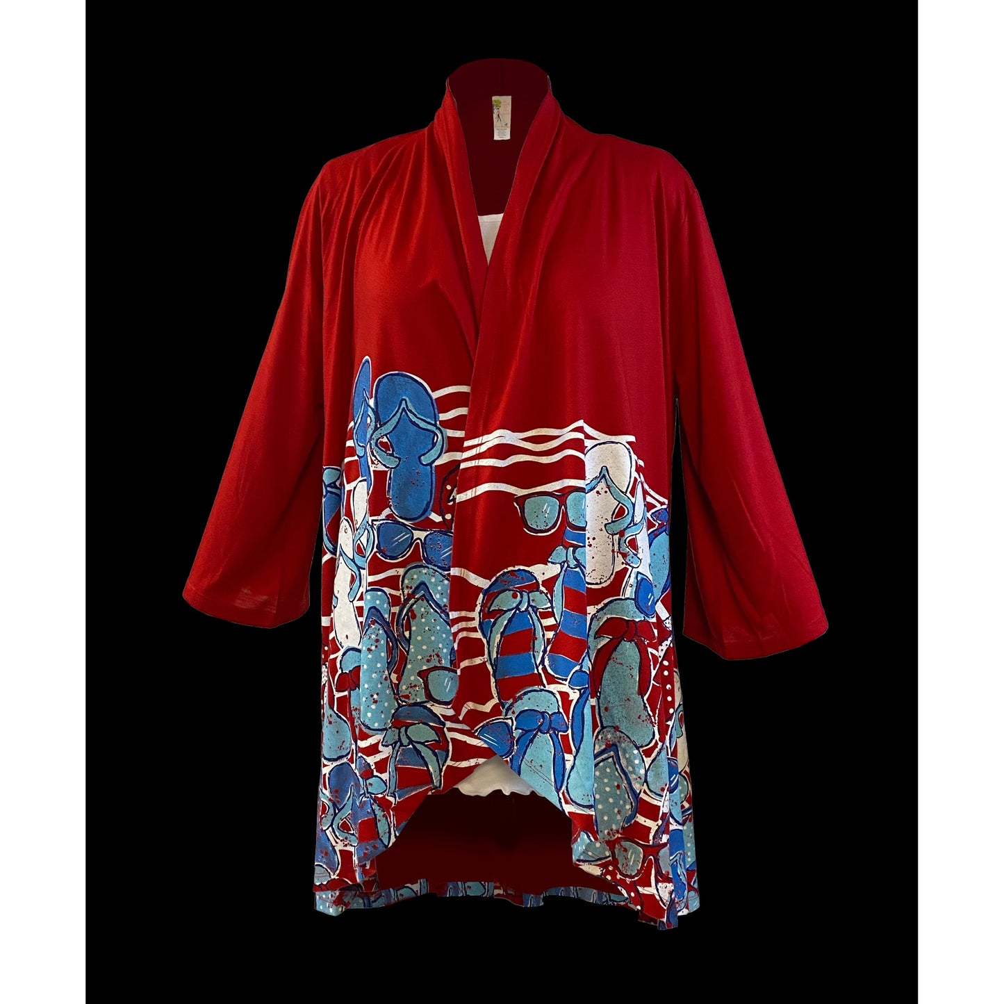 Flip Flop Frenzy Kimono