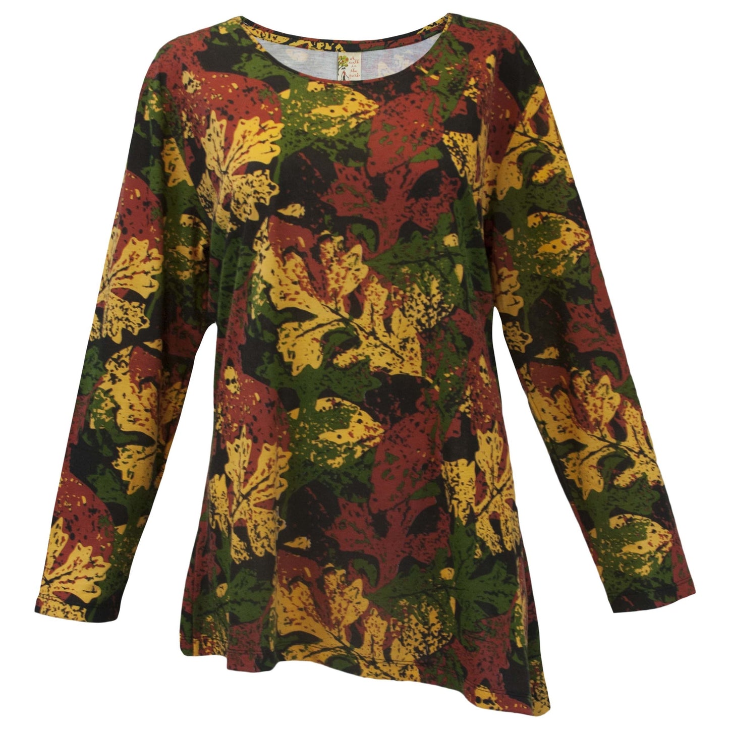 Women's 'Leave It To Fall' Long Sleeve Asymmetrical Tunic, by A Walk In the Park®