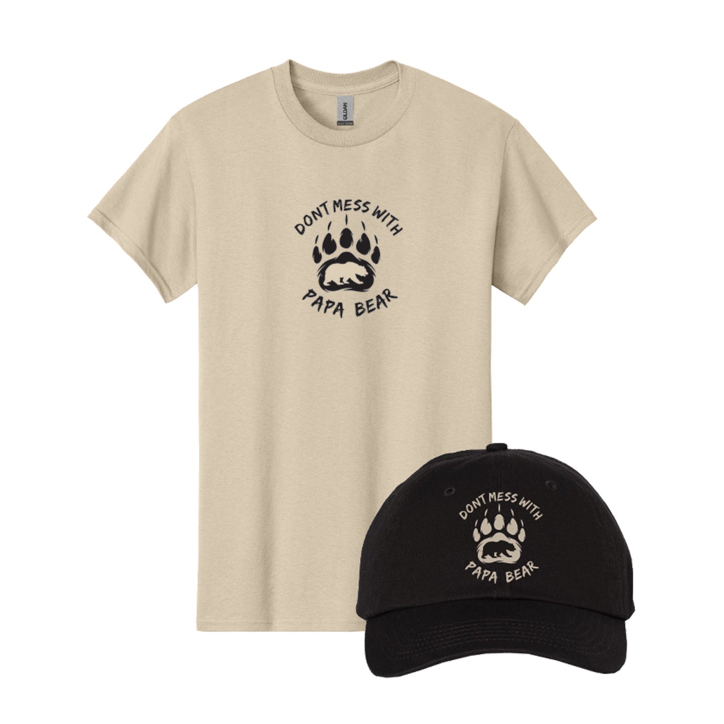 Papa Bear Hat and Tee Combo