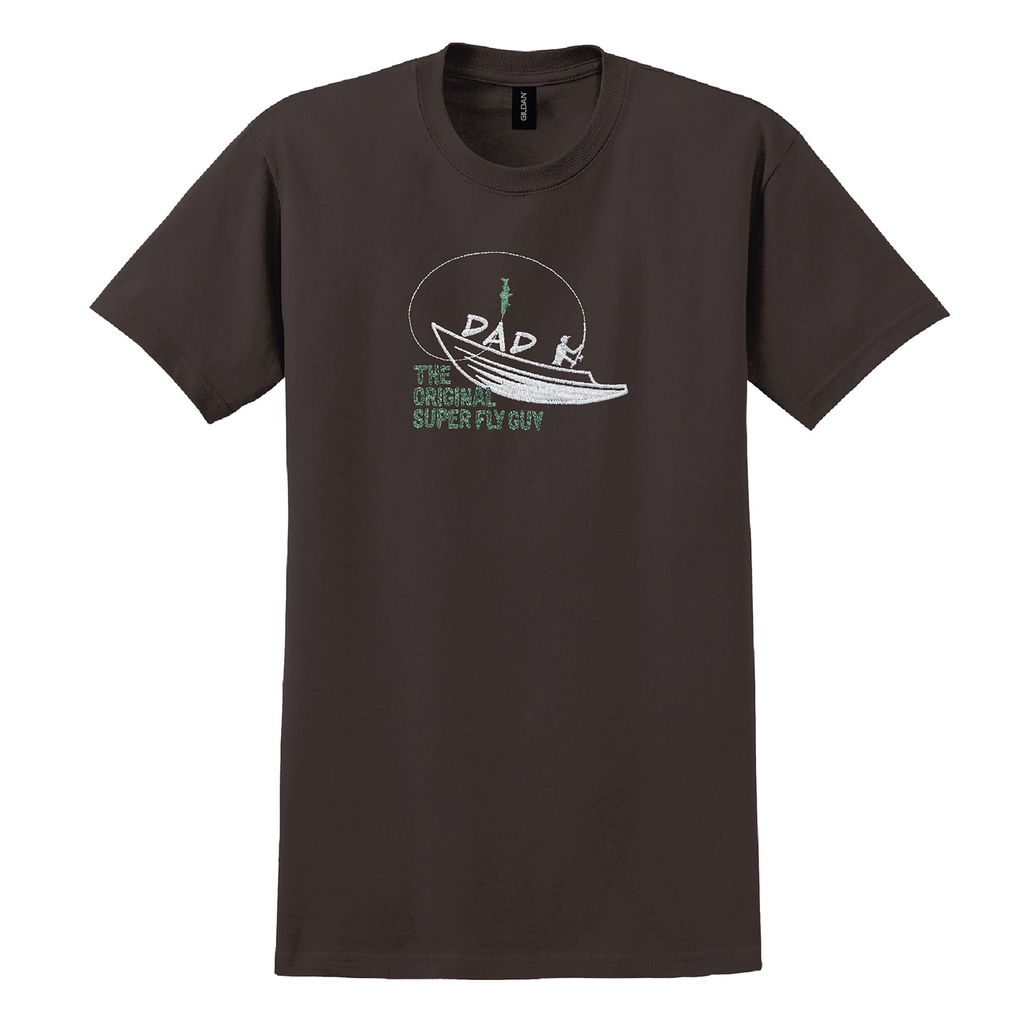 Fly Dad Super Fly Dad Brown Tee – Mccc Sportswear