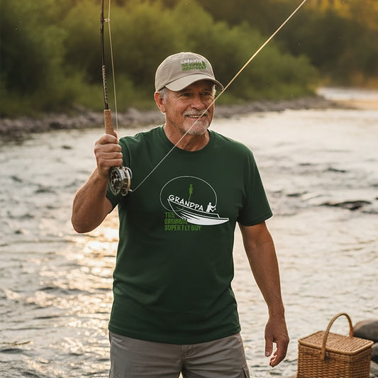 Super Fly Grandpa Hat & Tee
