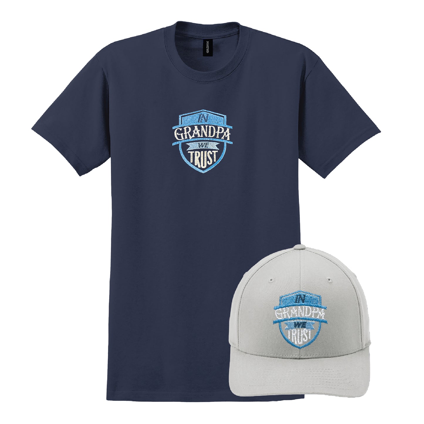 In Grandpa We Trust Hat & Tee