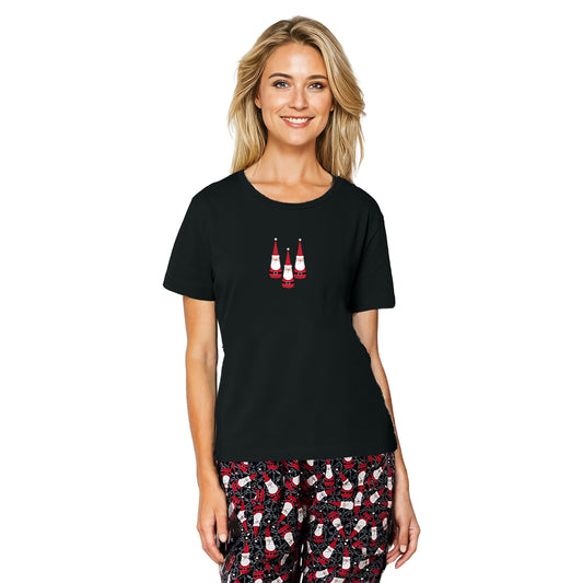 Bowling Pin Santa Tee