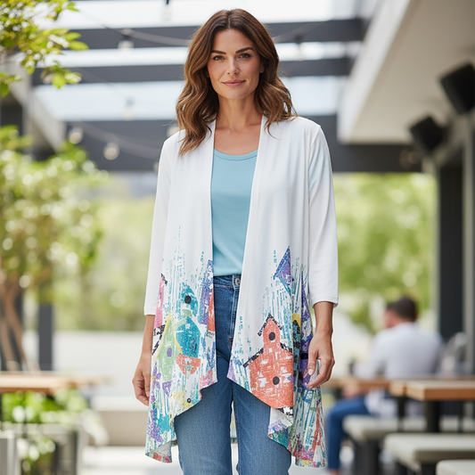 Birdhouse Row Kimono