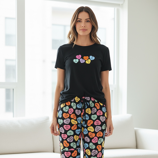 Candy Hearts Sleep Set