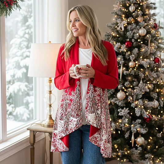 Candy Ribbon Trees Kimono