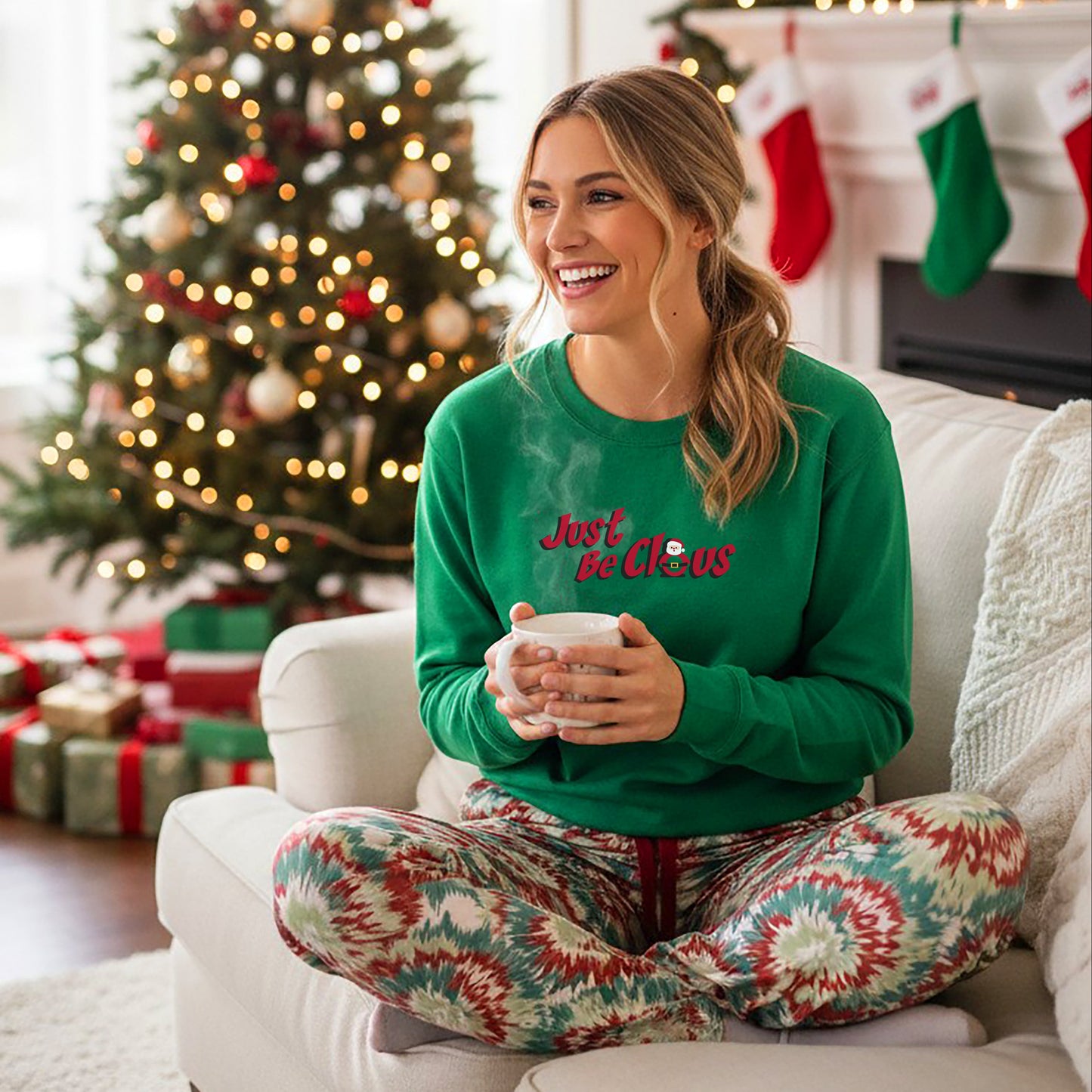 Just Be Claus Crew Neck Fleece