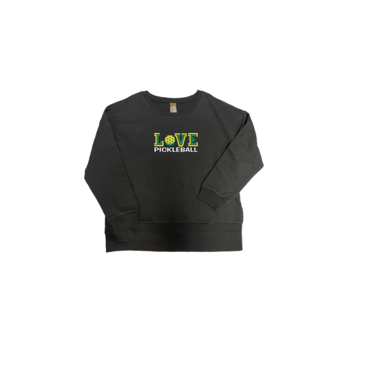 F350BKXXBS LOVE PICKLEBALL BOXY FLEECE