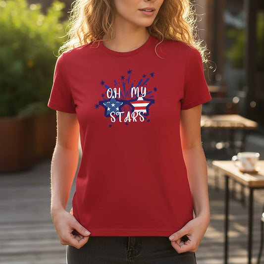 Oh My Stars Red Tee