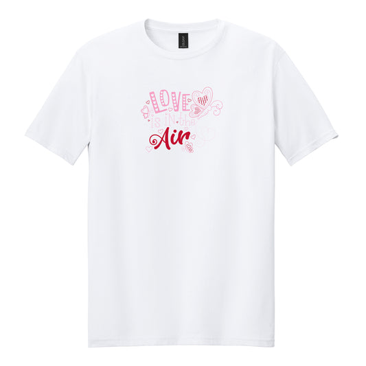 Love Is In The Air White Tee