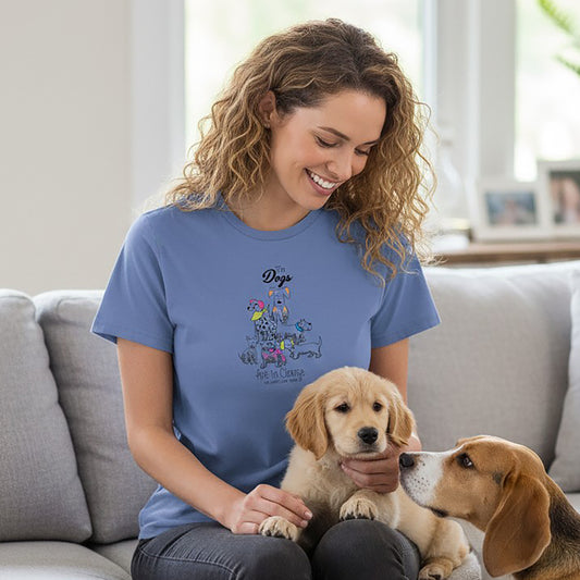 In Charge - Dogs Violet Tee