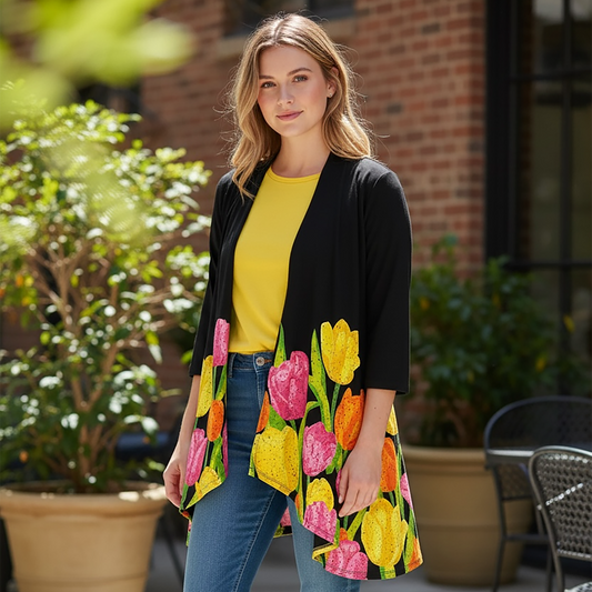 Field of Tulips Kimono