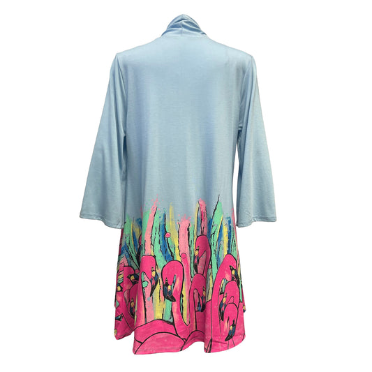 Flamingo Flock Kimono