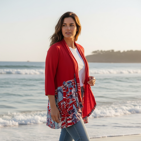 Flip Flop Frenzy Kimono