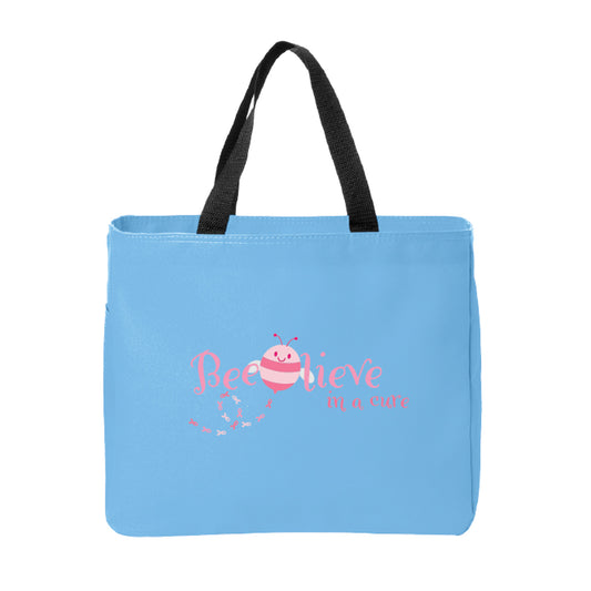 BC Bee-lieve Lt Blue Tote