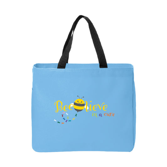 Bee-lieve Lt Blue Tote