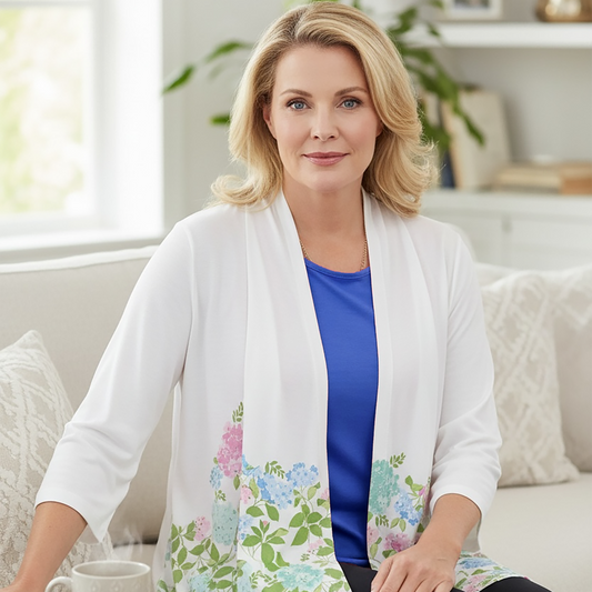 Heavenly Hydrangeas Kimono