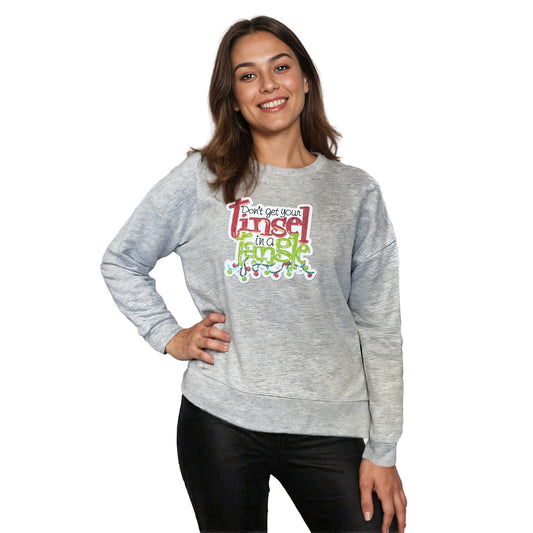 In A Tangle Sequin Boxy Crew