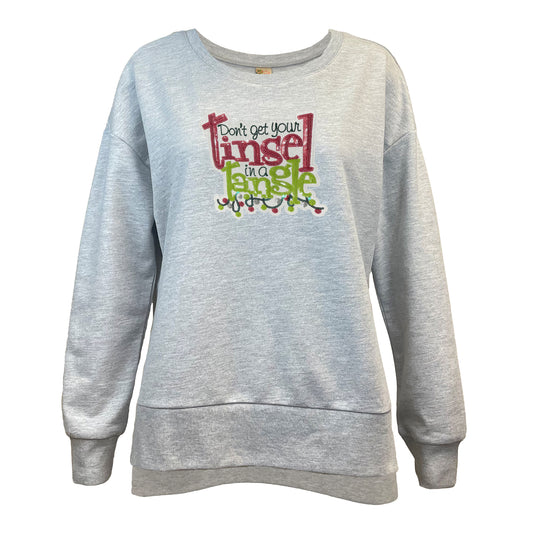 In A Tangle Sequin Boxy Crew