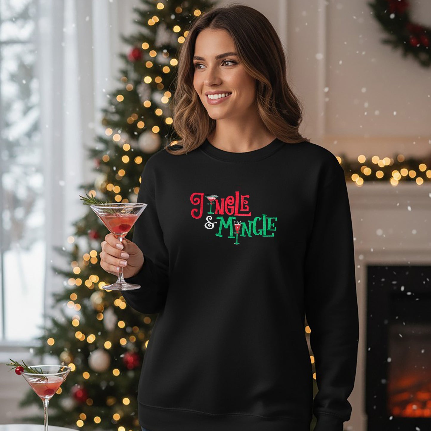Jingle & Mingle Crew Neck Fleece
