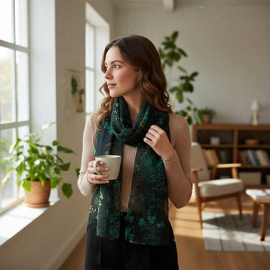 Lacey Clover Patchwork Scarf