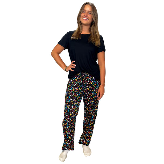 Multi Ribbon Cancer Awareness Pajama Pants