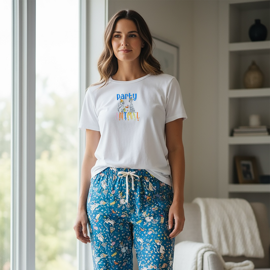 Party Animal White Sleep Set