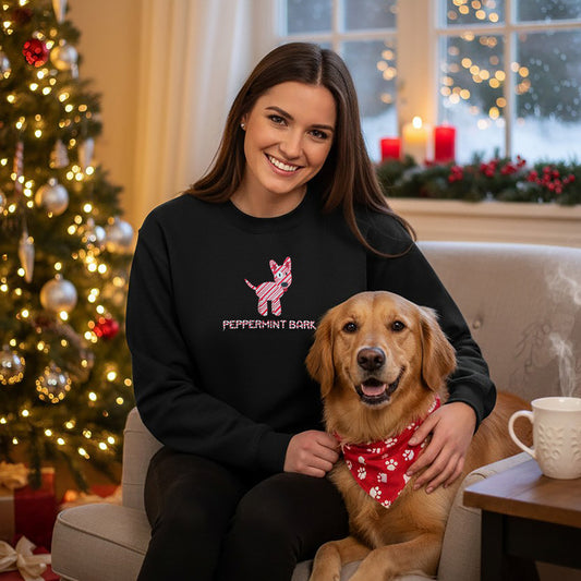 Peppermint Bark Crew Neck Fleece