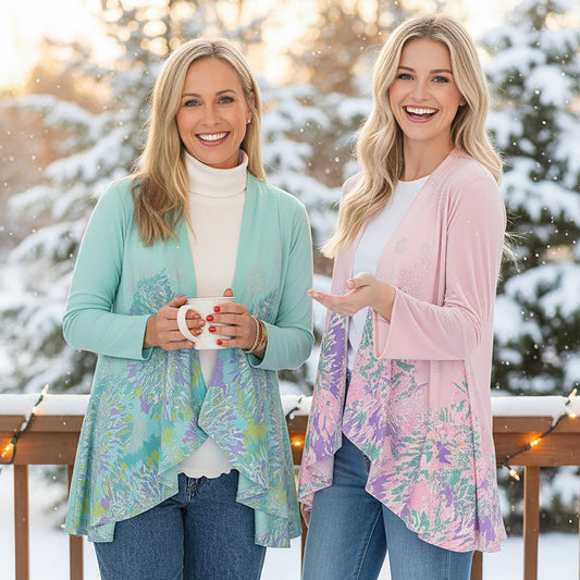 Snowflake Tie Dye Kimono