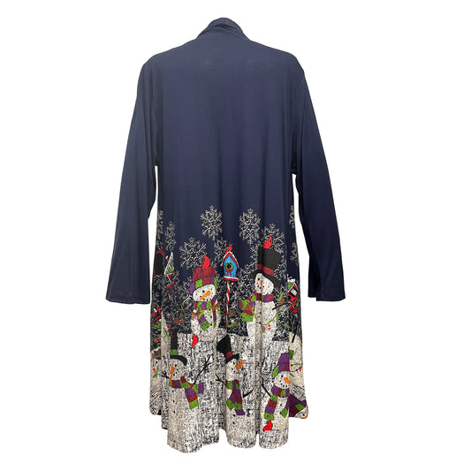 Snowmen and Cardinals Kimono