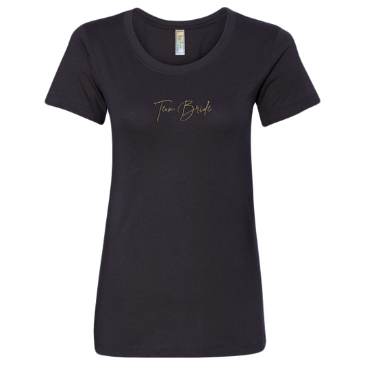 Team Bride Black Tee