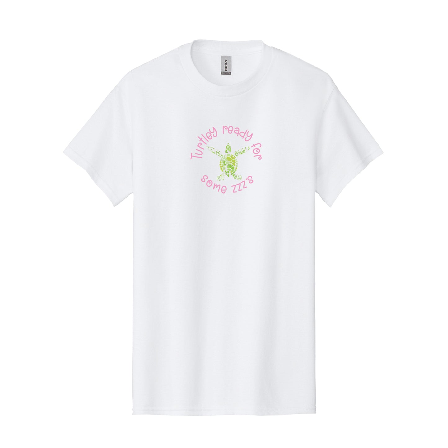 Turtley Ready White Tee