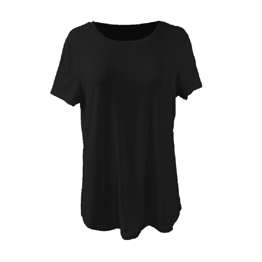 Solid Black Sleep Shirt