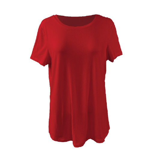 Solid Tango Red Sleep Shirt